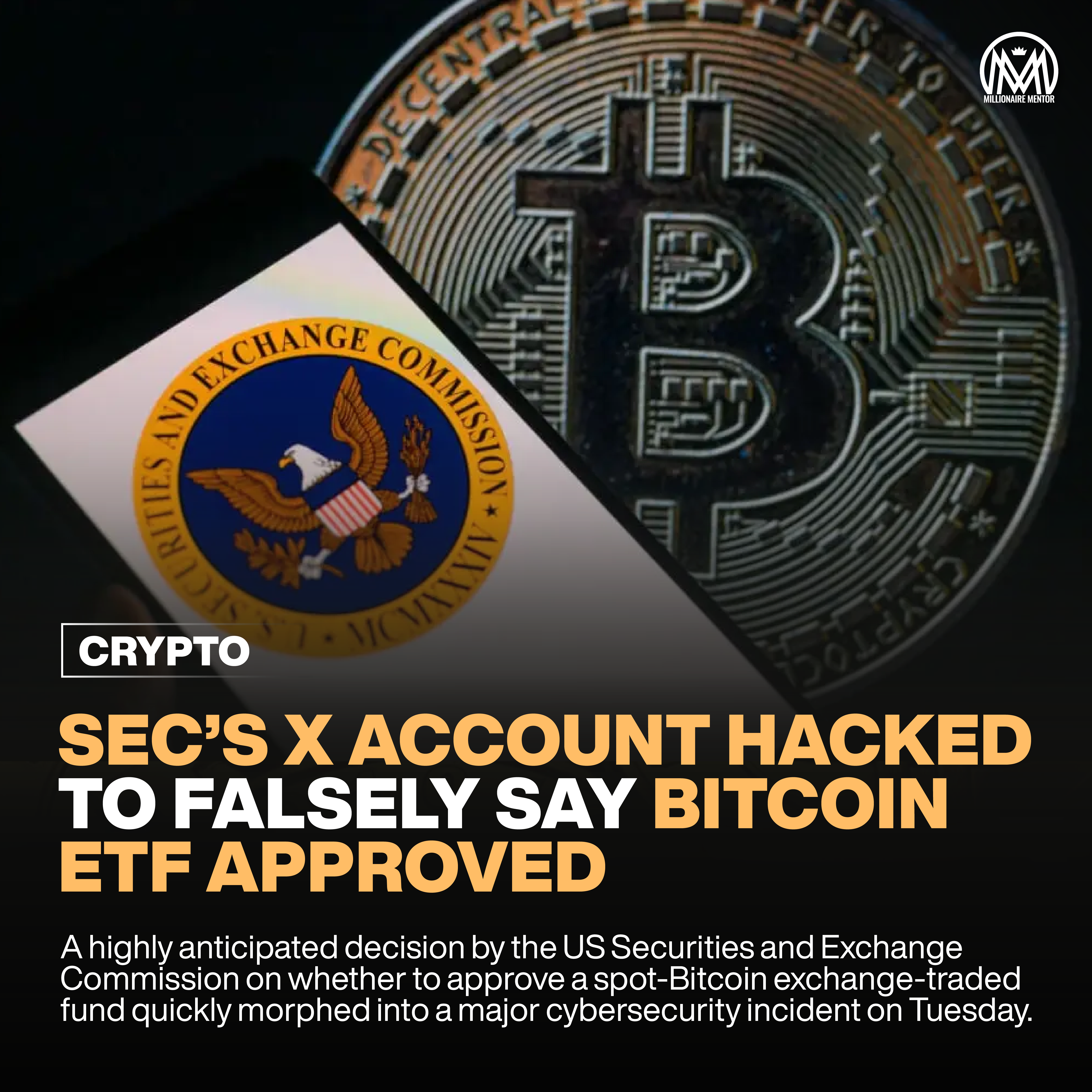 SEC says X account hacked to falsely say bitcoin ETFs approved - Los Angeles Times