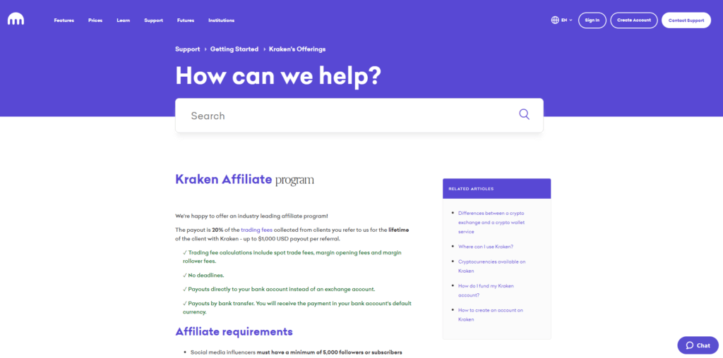 Kraken - Cryptocurrency Exchange Affiliate Program Reviews - Affpaying