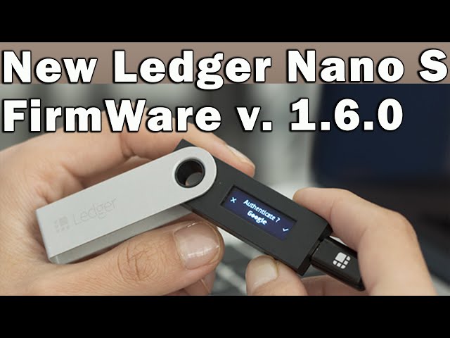 How to update Ledger Nano S, Nano X firmware - Upgrade Ledger device