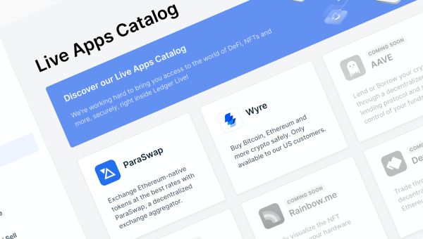 Ledger Live Crypto Wallet App | Ledger