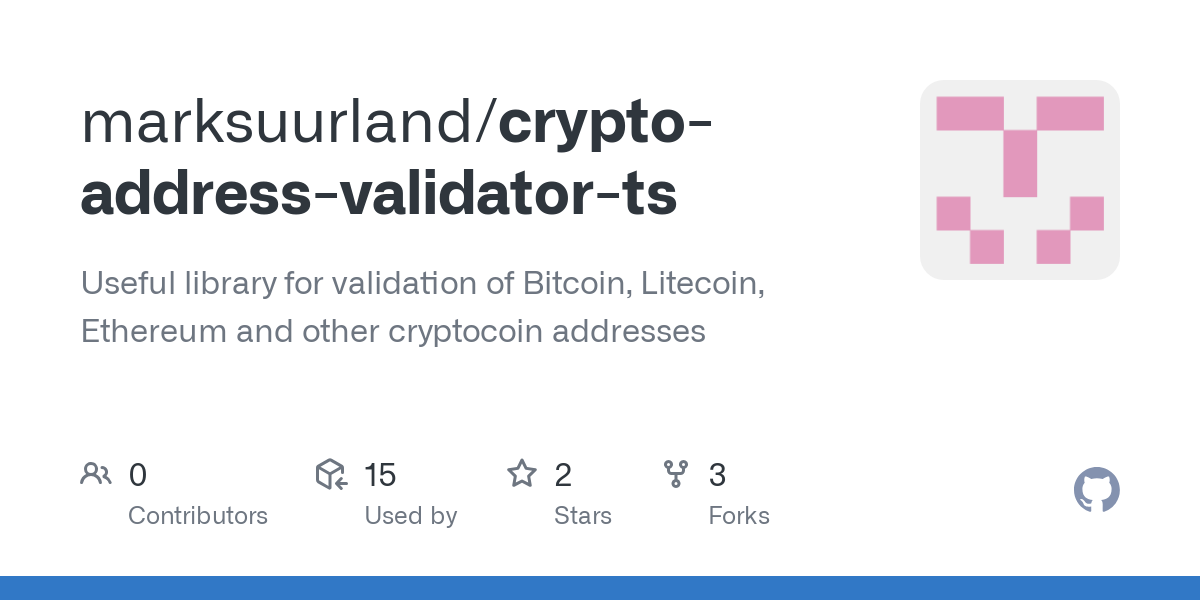 crypto-address-validator-ts | Yarn