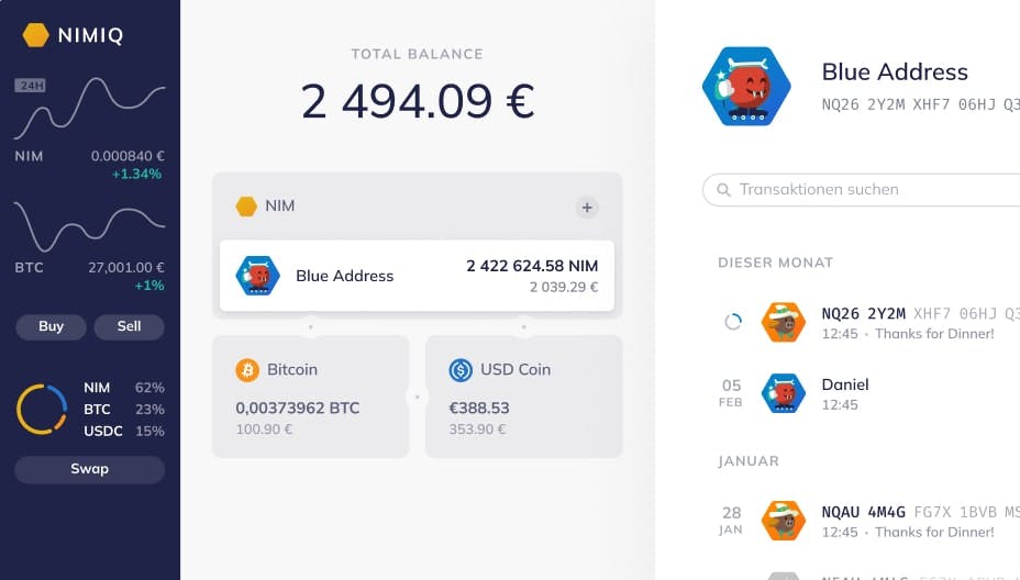 Nimiq Open Wallet