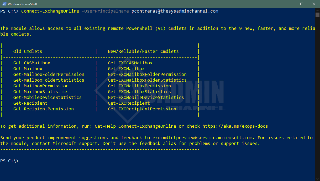 About the Exchange Online PowerShell V3 module | Microsoft Learn