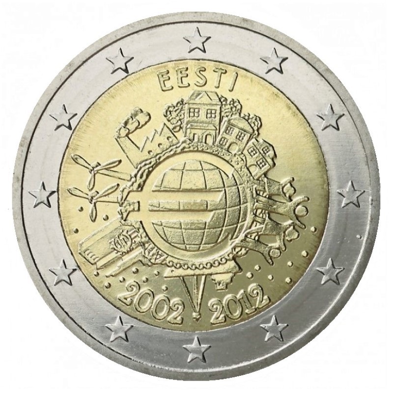 2 Euro (2nd map) - Estonia – Numista