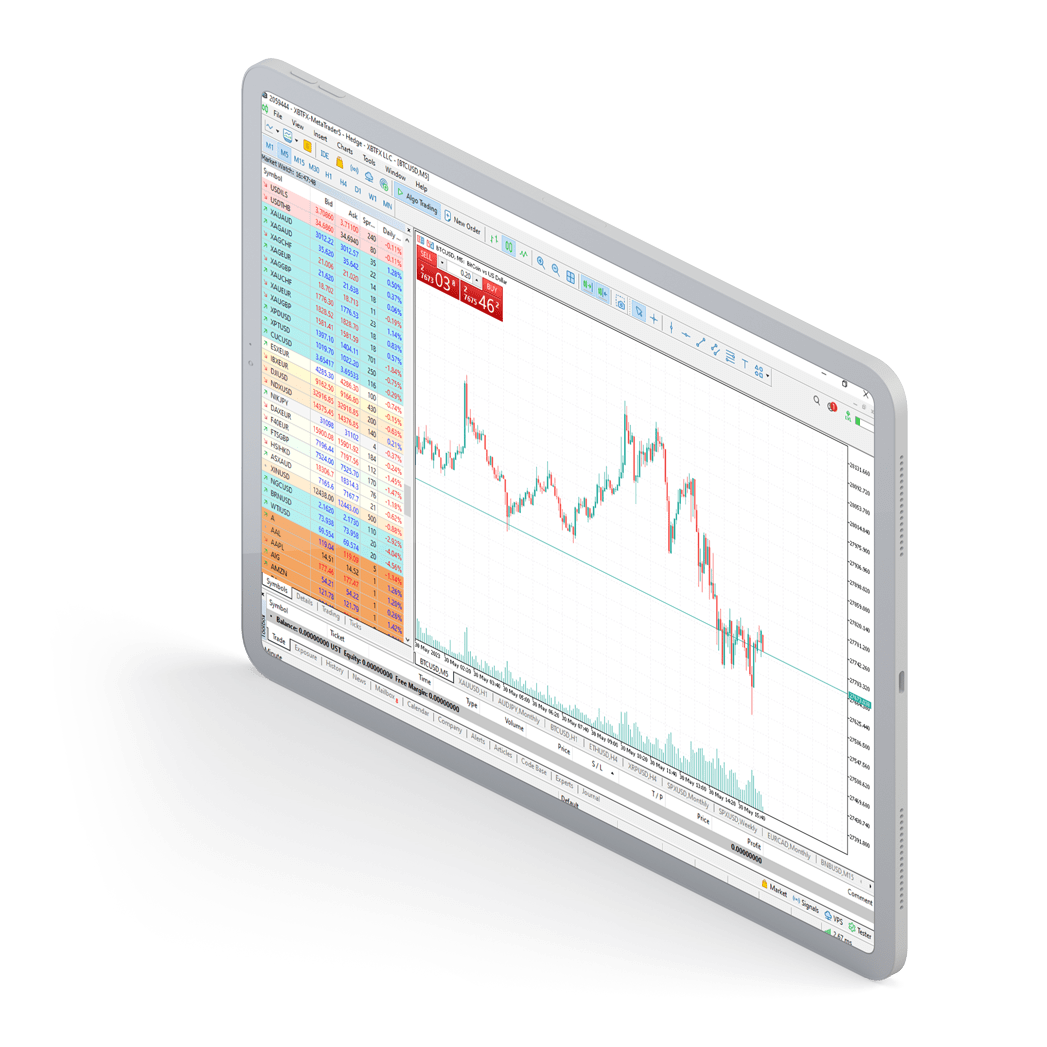 Crypto Trading - Trade Bitcoin & Cryptocurrency on MT5 with Crypto & Stablecoin Deposit | XBTFX