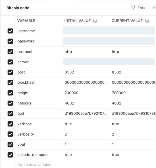 Complete Bitcoin RPC calls list with examples