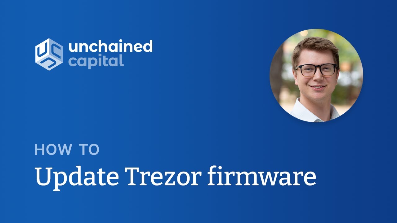 How do I perform a firmware update on my Trezor device?