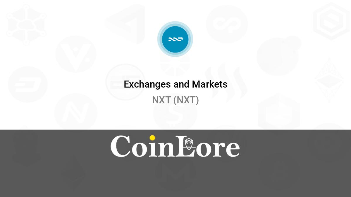 Nxt price now, Live NXT price, marketcap, chart, and info | CoinCarp