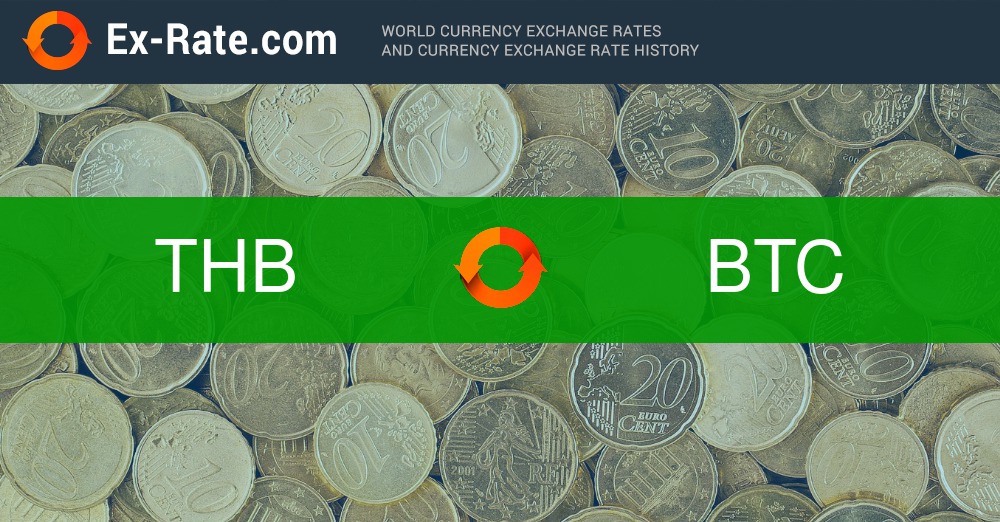 1 BTC to THB - Bitcoins to Thai Baht Exchange Rate