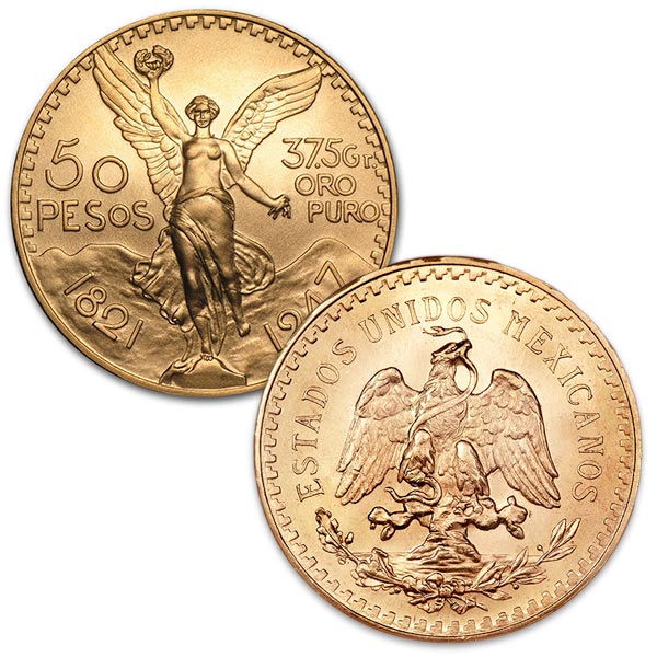 Mexican 50 Pesos Gold Coin - Gerrards Bullion