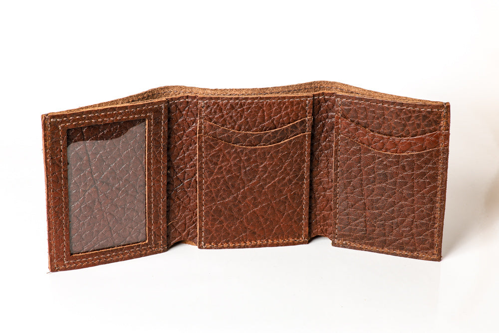 Trifold Leather Wallet - Main Street Forge