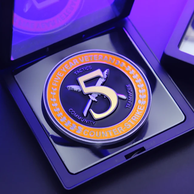 Best Deal for CSGO CS GO Counter Strike Design Five Year Veteran Coin | Algopix