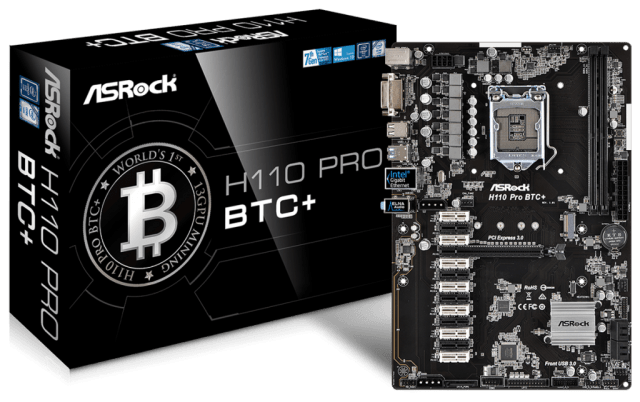 cointime.fun: ASRock H Pro BTC+ 13GPU Mining Motherboard Cryptocurrency : Electronics