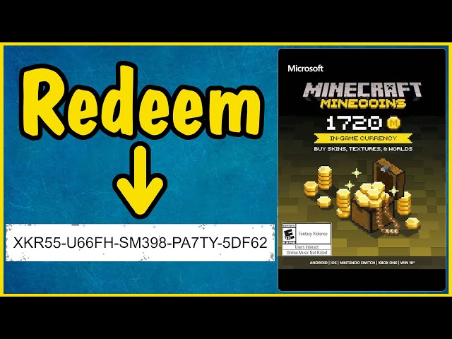 Buy Minecraft Minecoins Pack | Asda Gift Cards