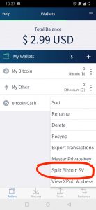 How do I split BCH/BSV? - Atomic Wallet Knowledge Base