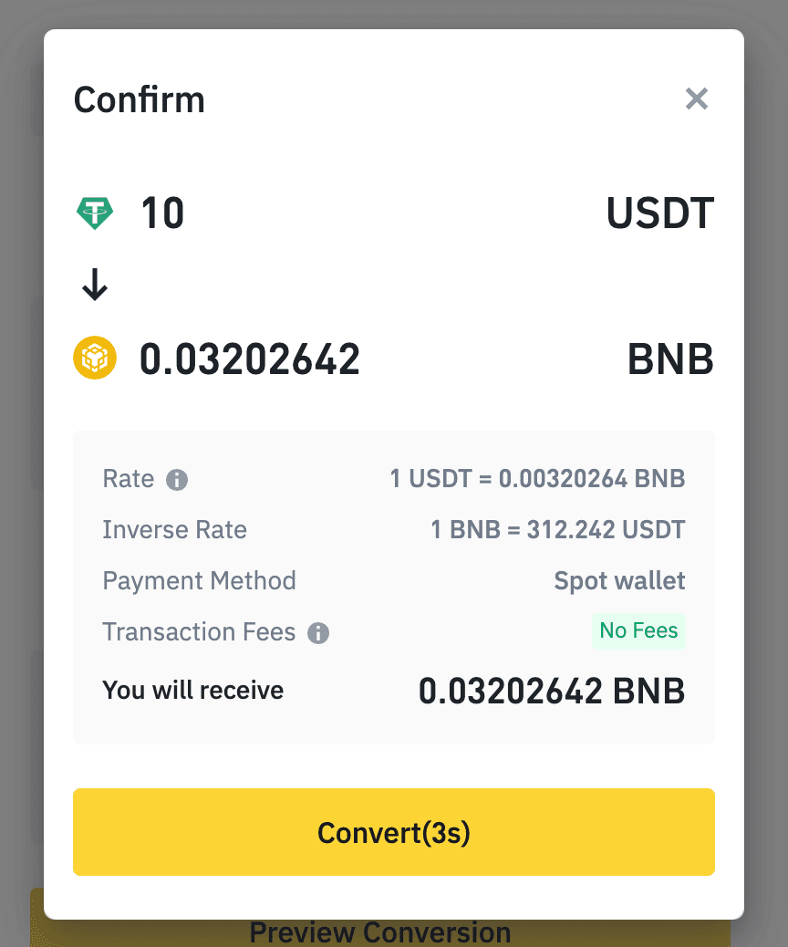 How to convert BTC to USDT on Binance iOS App (step-by-step guide) — Monierate