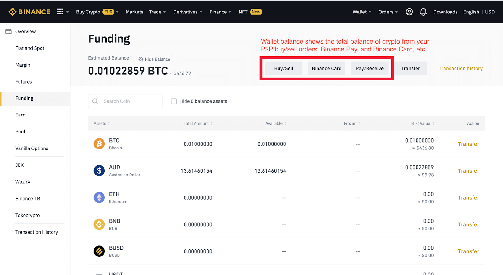 How to Check Your Crypto Wallet Balance on Binance - Crypto Head