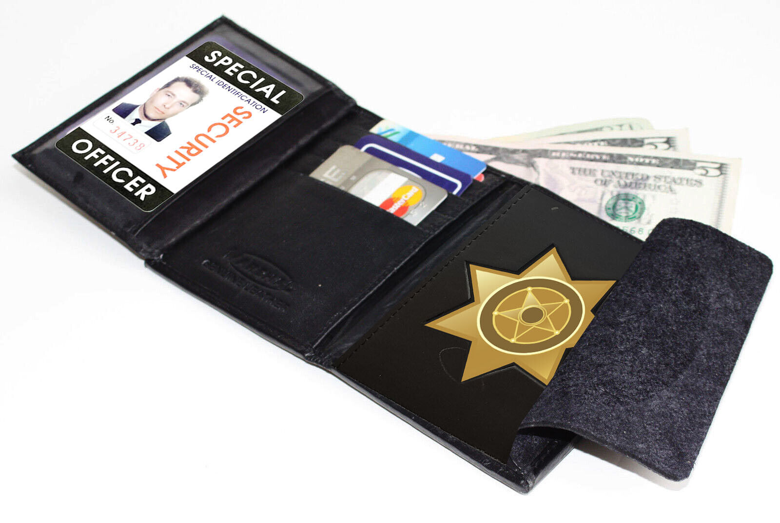 Custom Badges - Leather Badge Wallets - Duty Gear - Agent Gear USA