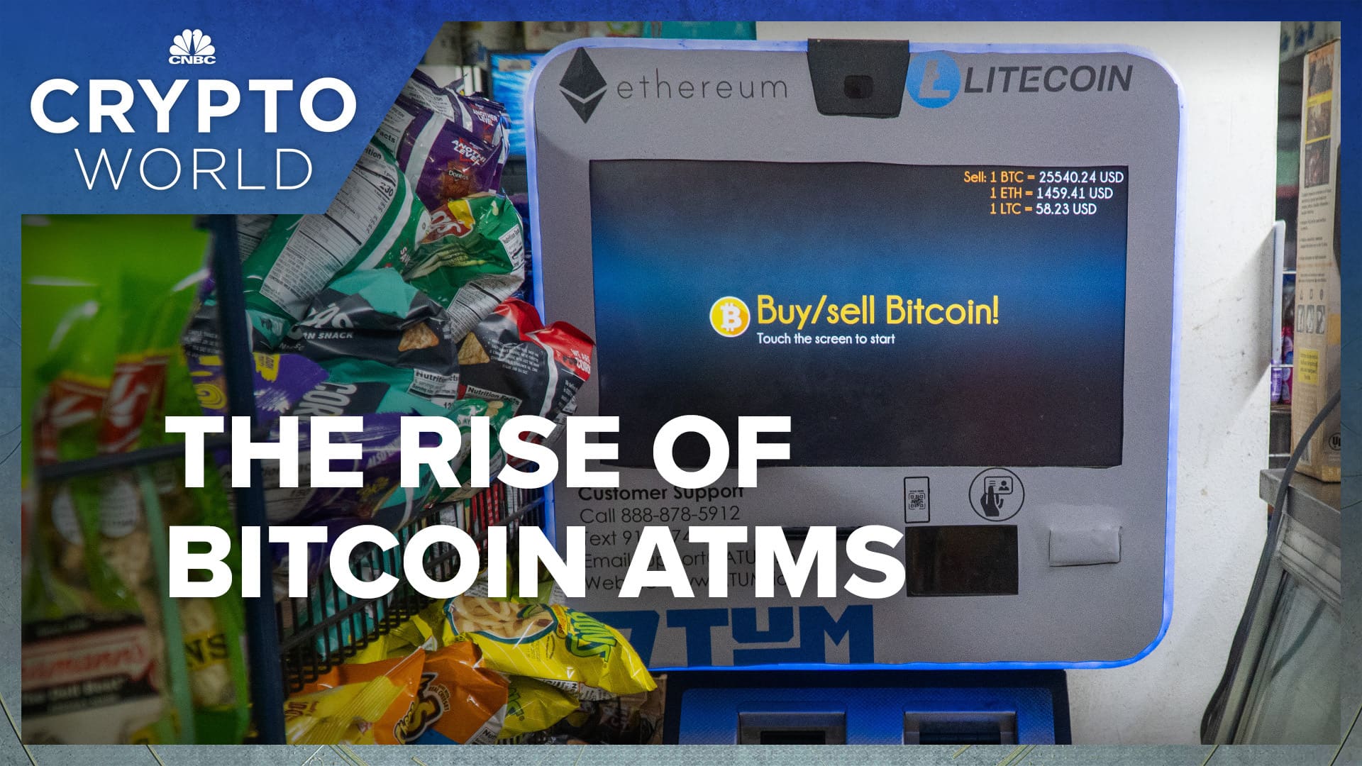 Countries with the most Bitcoin ATMs