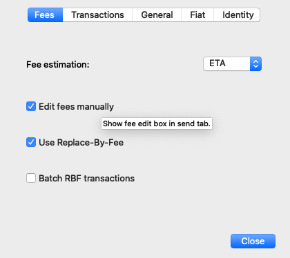 Electrum is changing my manual fees · Issue # · spesmilo/electrum · GitHub