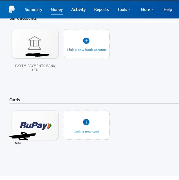 How do I link a debit or credit card to my PayPal account? | PayPal AI