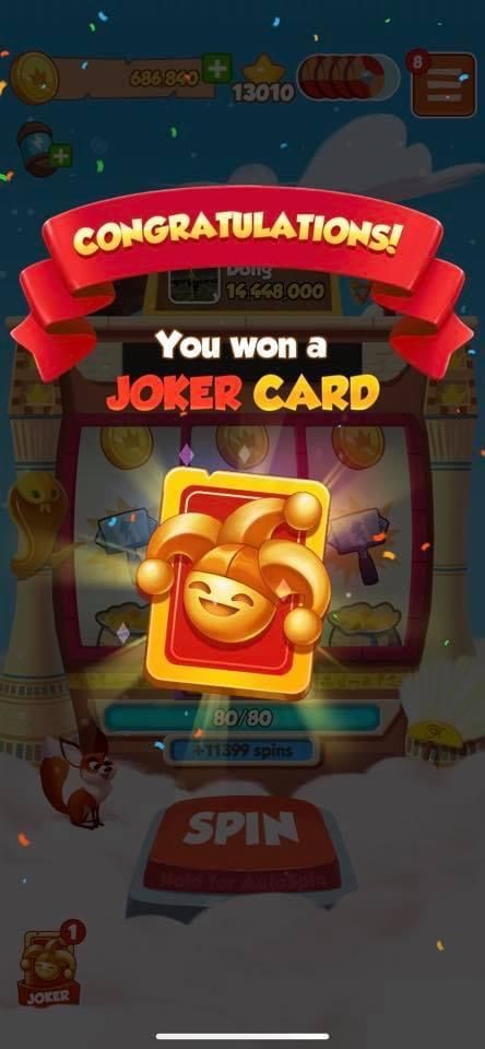 How To Use The Joker Card Coin Master - Playbite