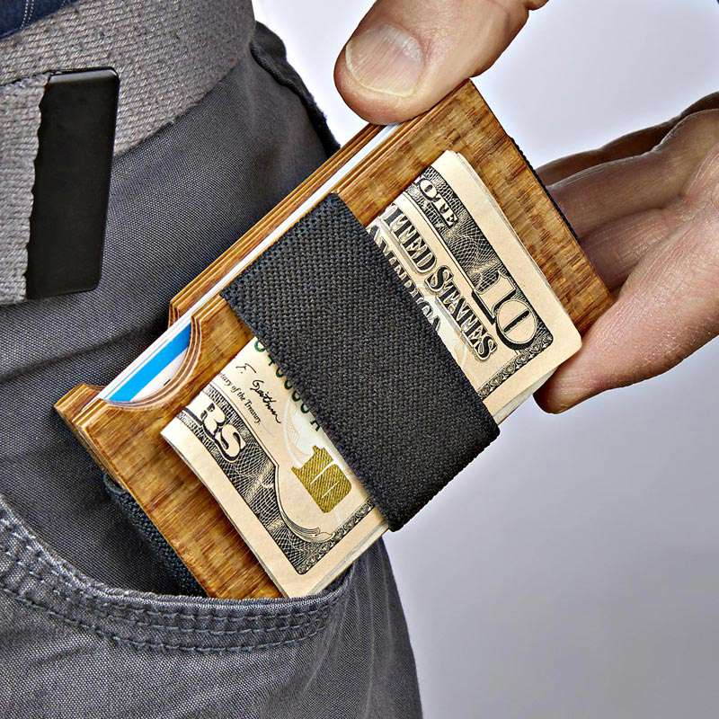 Make a Slim Leather Wallet-Easy DIY Gift for Men - Carla Schauer Designs