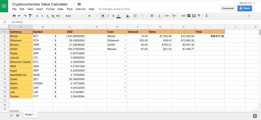 How to Import Bitcoin Historical Prices to Google Sheets