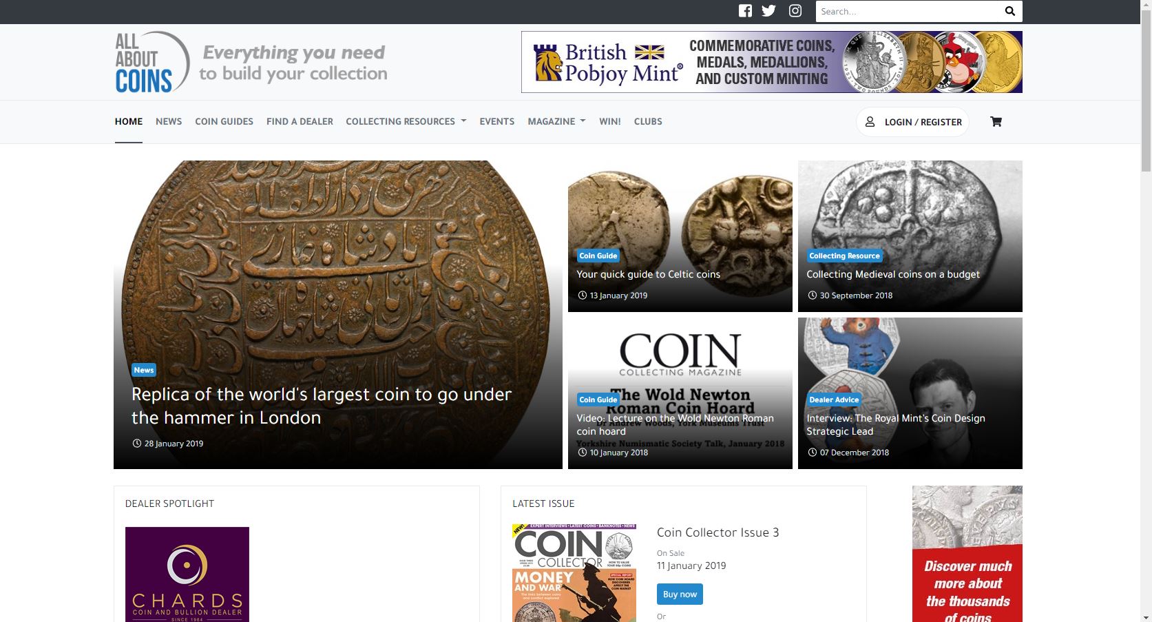 Heritage Coins, the dedicated coin collection service from The Bradford Exchange