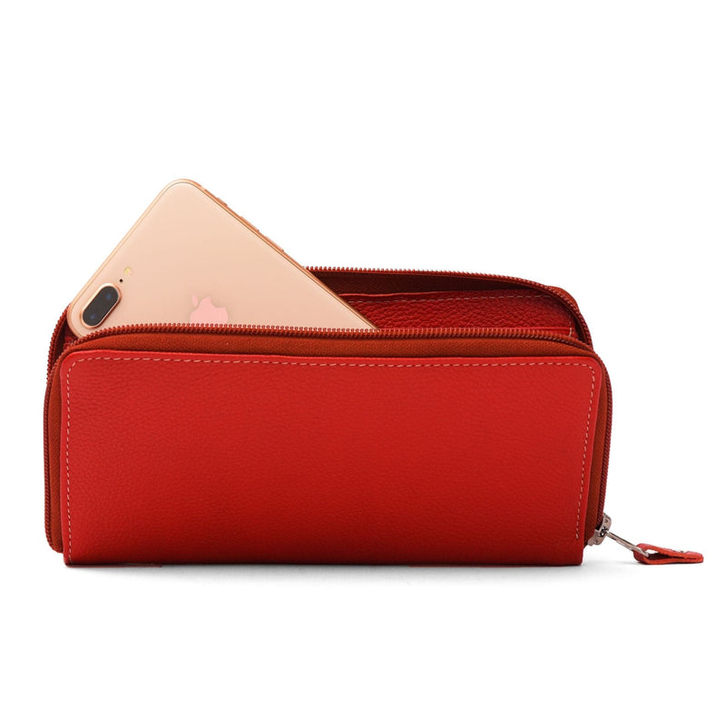 Small Red Women's Wallet | Fantini Pelletteria