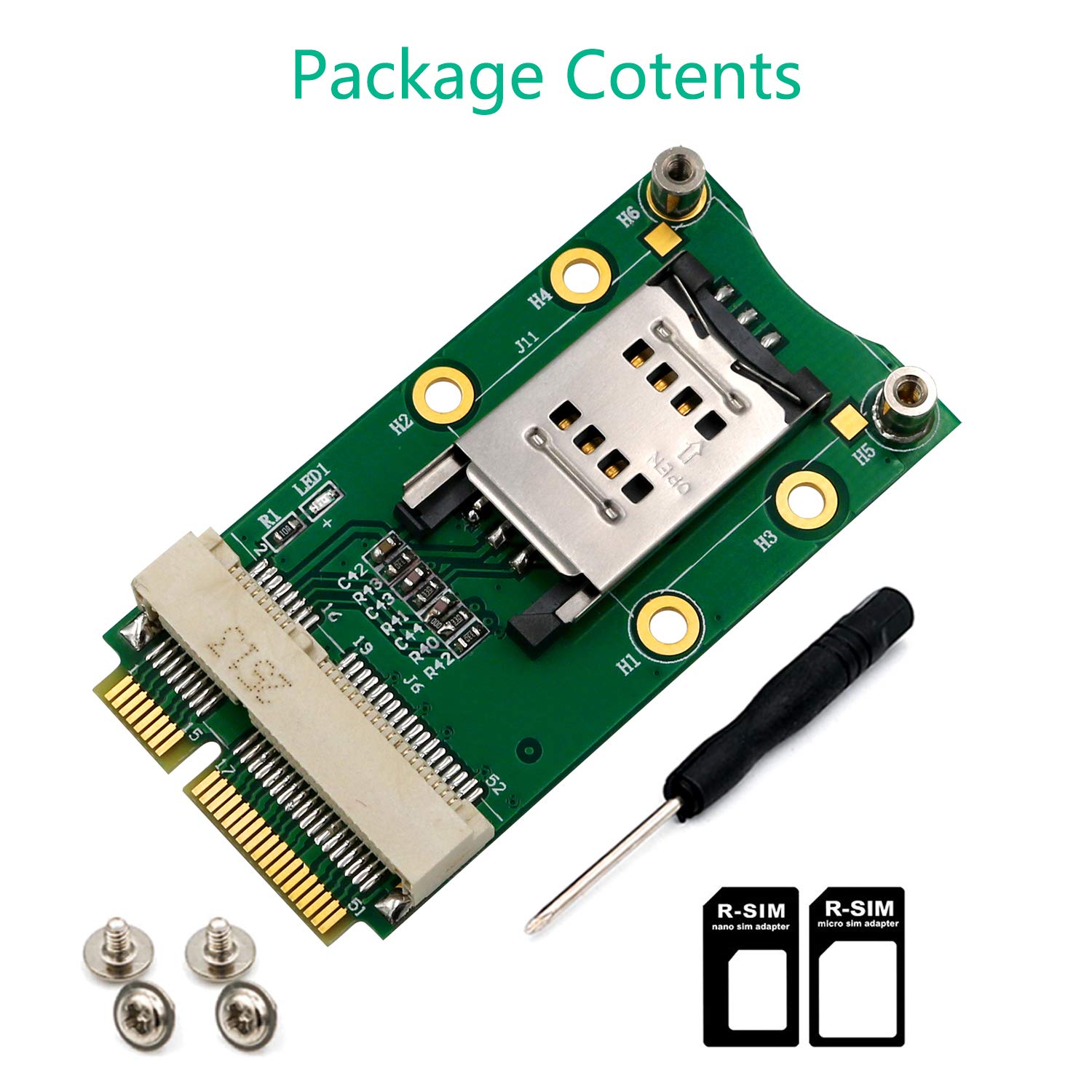 PCIe-mPCIe PCI Express Mini Card Adapter for PCIe Slots - ACCES I/O Products