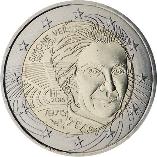 France 2 Euro Simone Veil Proof - Special 2 euro coins | Eurocoinhouse