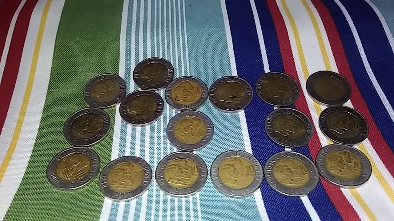 Philippine Money - Peso Coins and Banknotes: 10 Peso Coin - New BSP Series