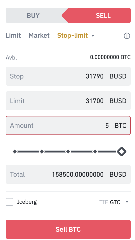 The BISON App Trading Rules - Limit Order & Stop Order