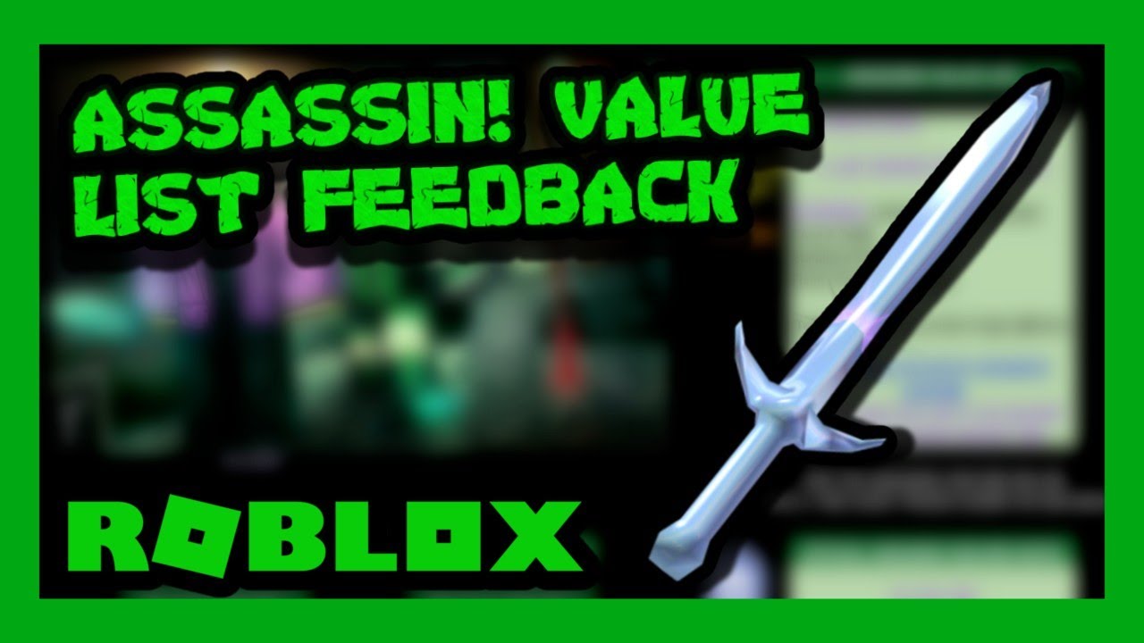 Roblox Assassin Valuelist - Google Таблицы