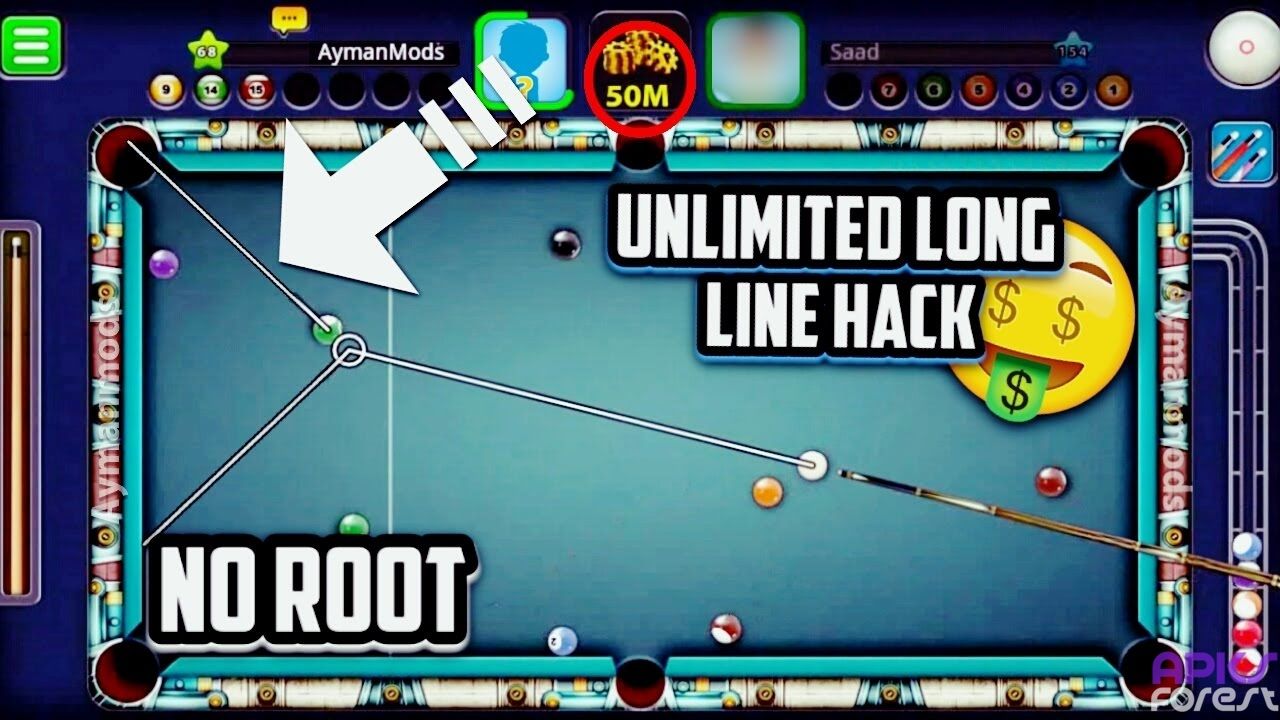 8 Ball Pool MOD APK (Anti Ban/long line) Android