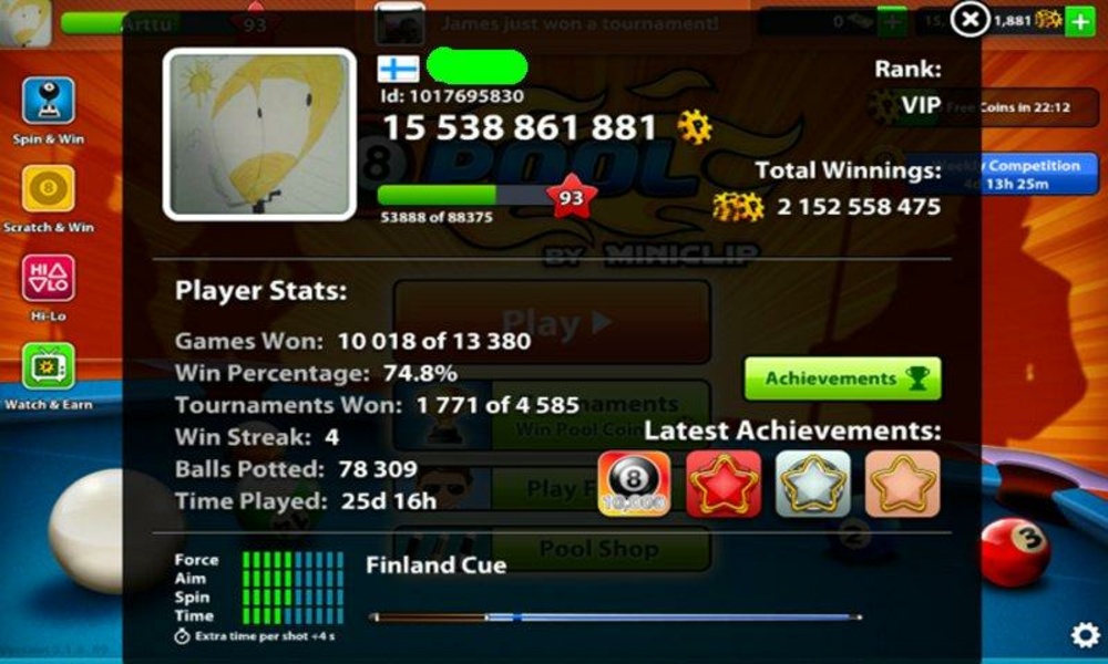 8 Ball Pool Hack - Free Coins