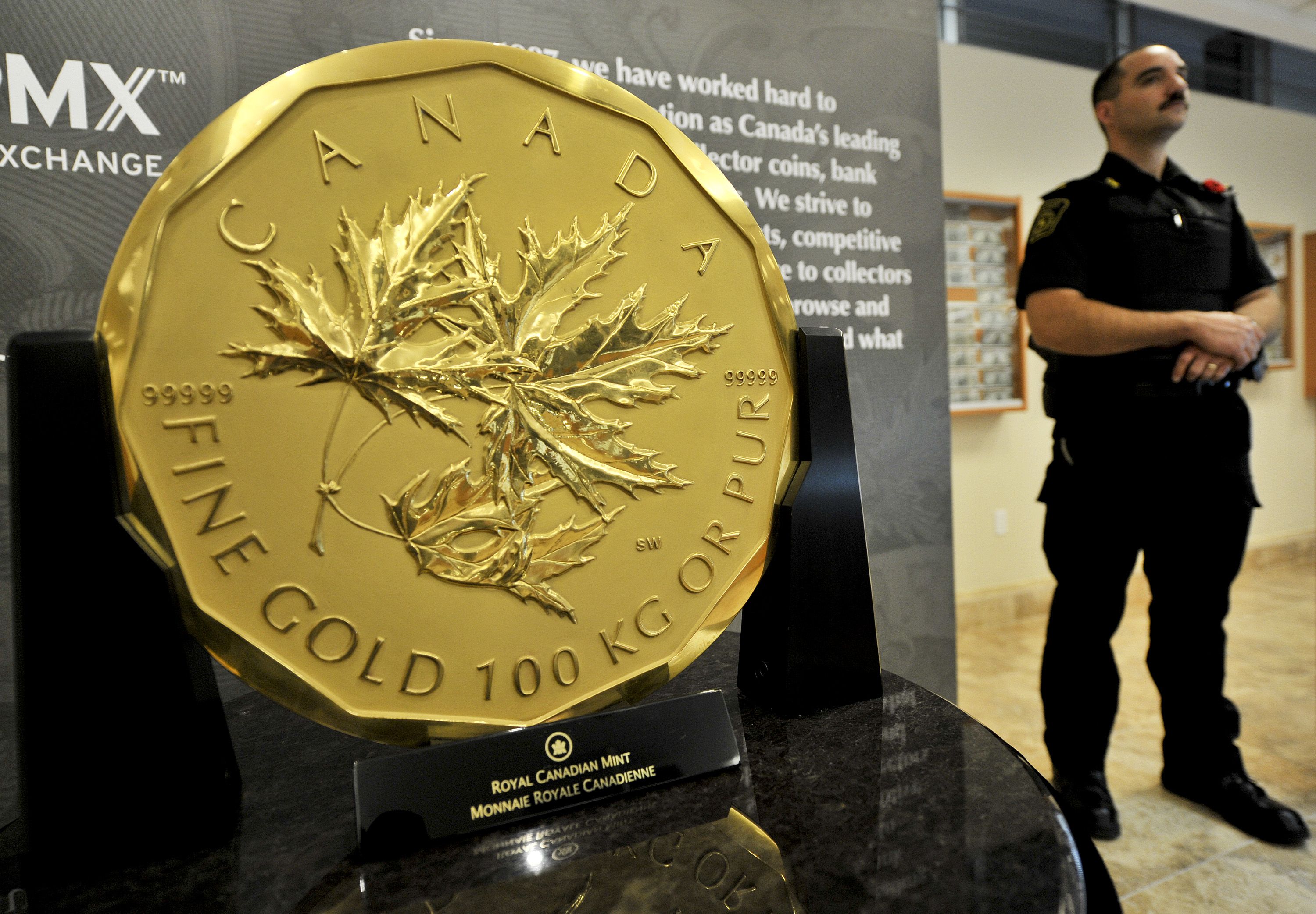 Giant kg gold coin stolen from behind bullet-proof glass | RNZ News