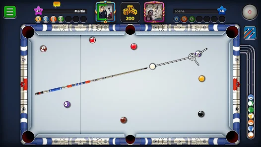 8 Ball Pool MOD APK Long Line, Auto Win, menu - Free Download