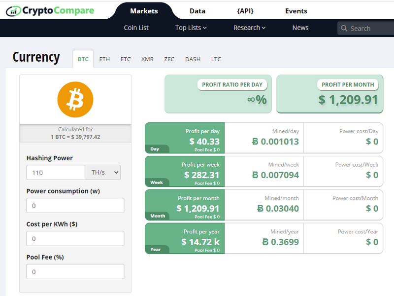 CPU Mining Calculator. What to Mine on CPU