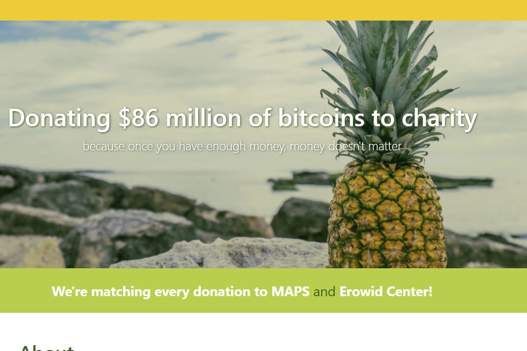 Bitcoin Millionaire Creates Pineapple Fund to Give $86 Million to Charity | cointime.fun