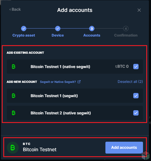 mempool - Bitcoin Testnet