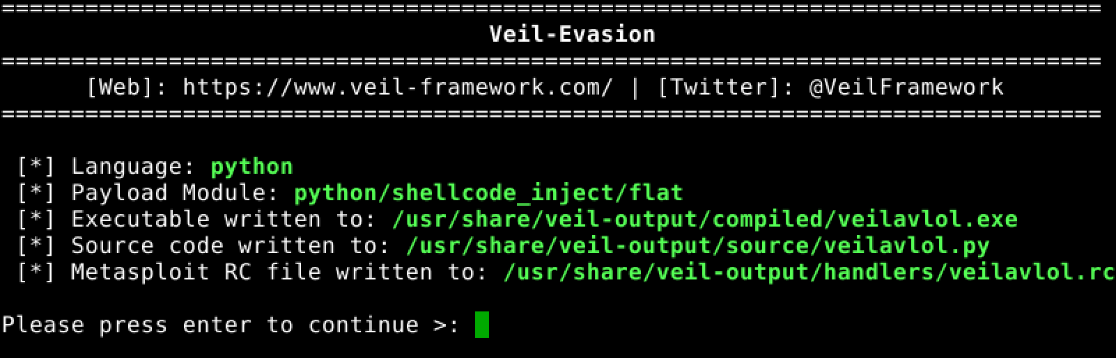 Veil-Framework/Veil-Catapult 简介: Veil Catapult is no longer supported | GitHub 中文社区
