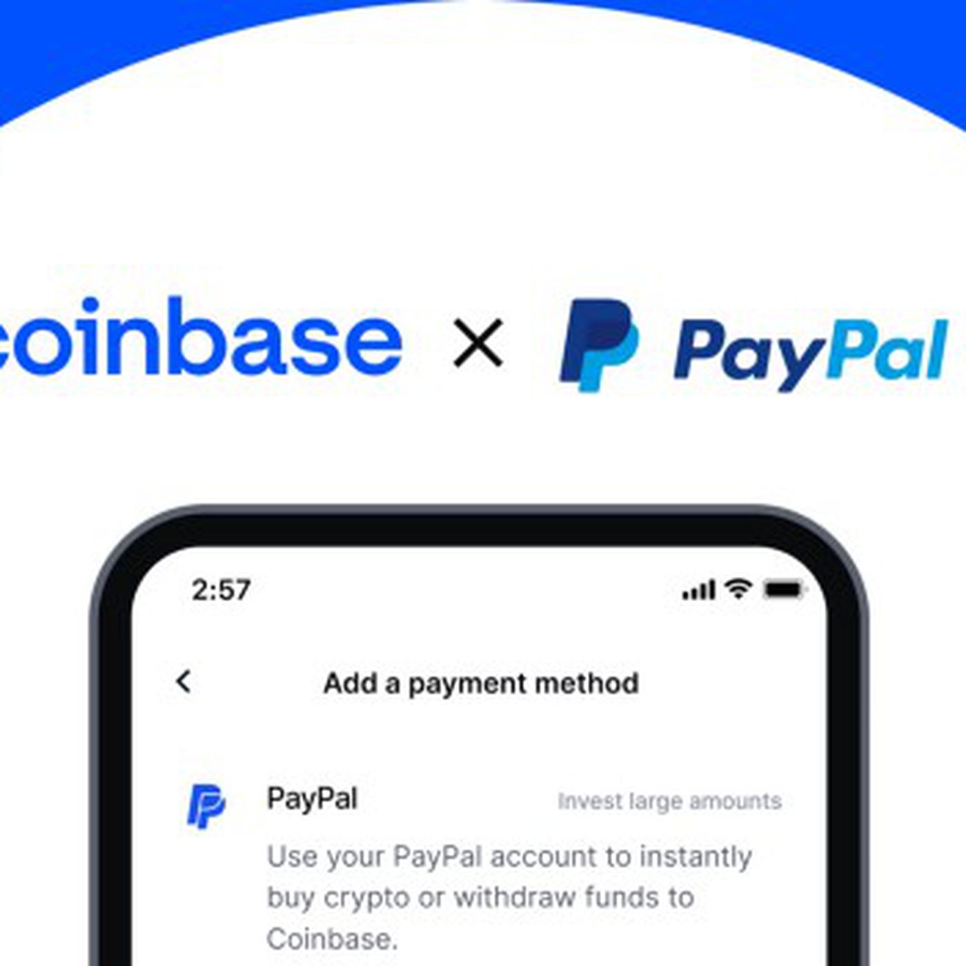 Can't add Paypal as a payment method on Coinbase - PayPal Community