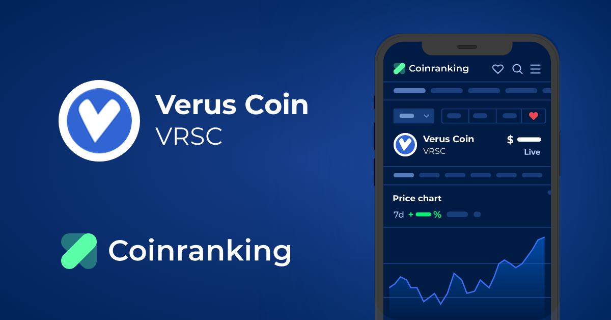 All Exchanges Listing Verus Coin (VRSC) | Coinranking