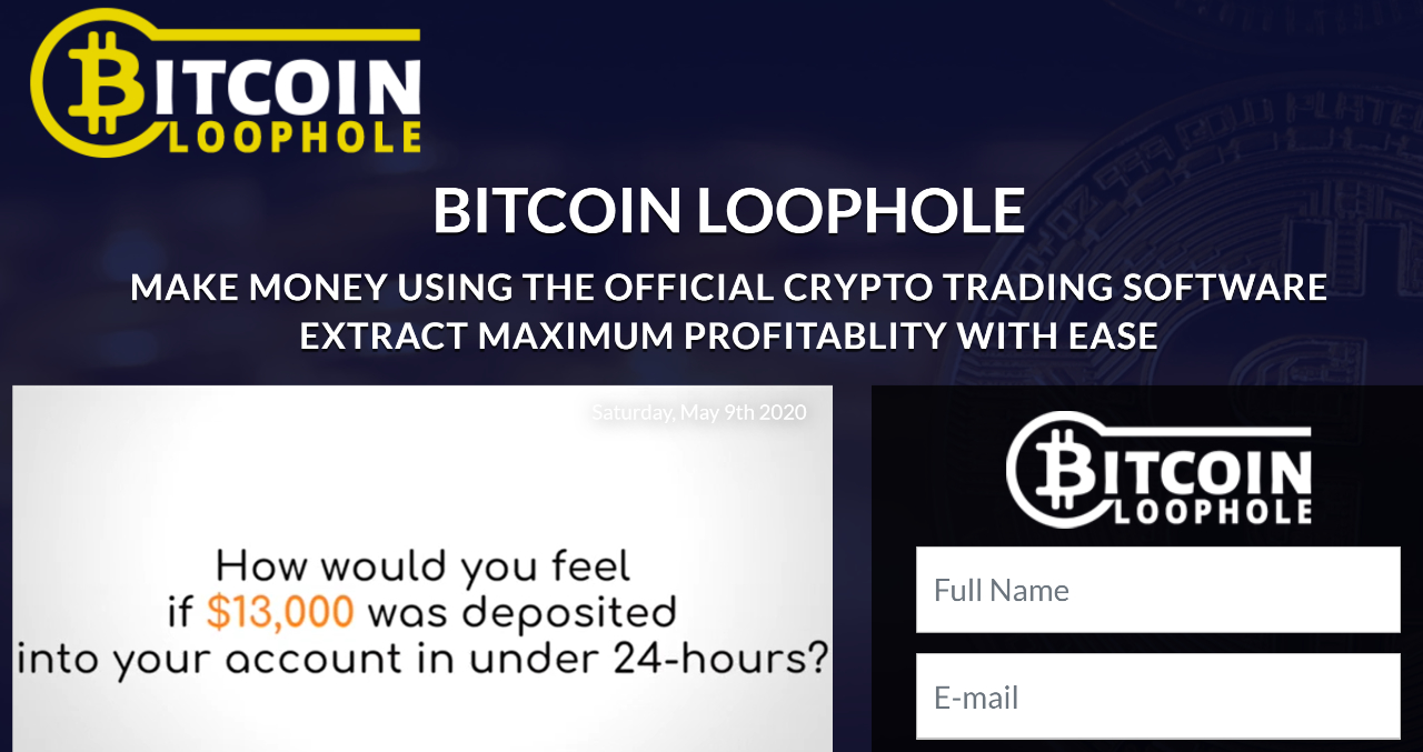 Bitcoin Loophole Review (Scam or Legit) Crypto Trading Platform Must Read