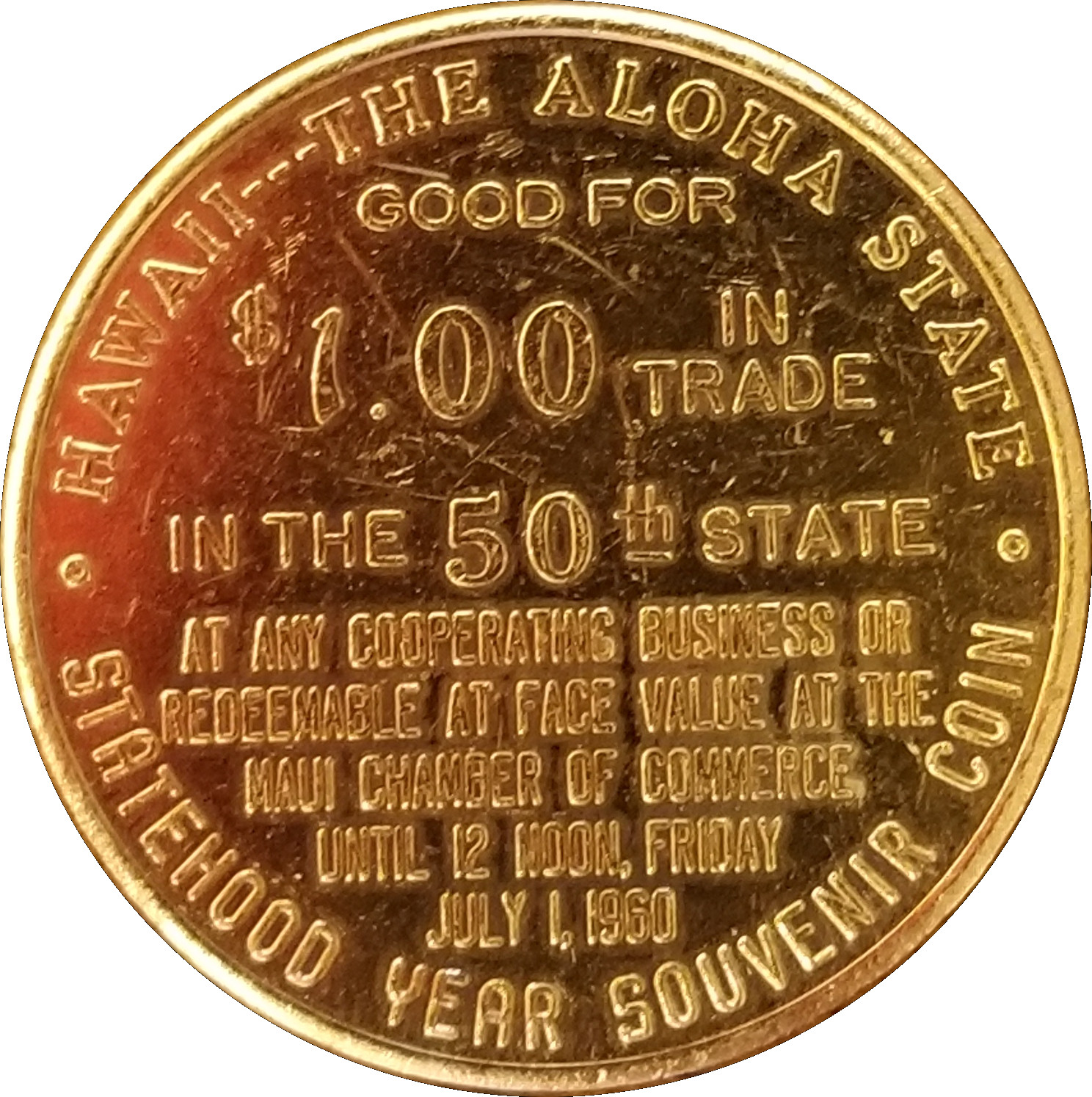 Hawaii Statehood Souvenir | Coin collecting, Old coins, Coins