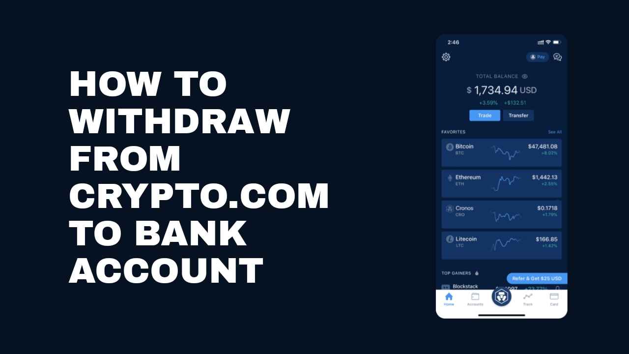 Crypto com Fiat Withdrawal: How to Withdraw Money from Crypto com to Bank Account - cointime.fun