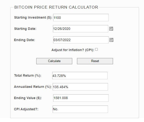 Crypto Average Price Calculator