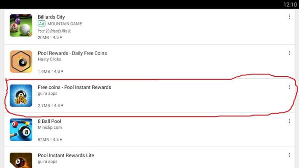 Free Pool Rewards - Daily Free Coins Cash for Android - Download